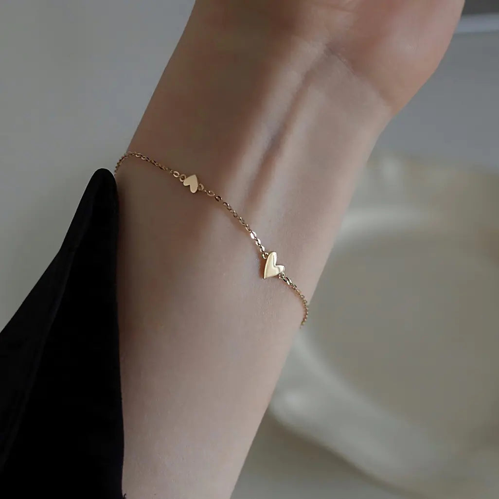 Korean-style Simple Fashion Love Chain Bracelet for Women